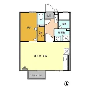 ルミエール A棟【1階】の間取り