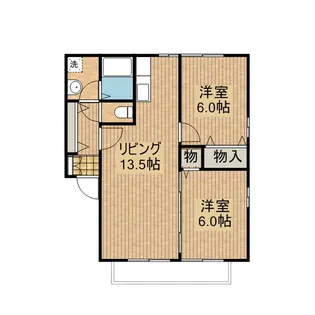 リーフレットエコーIII号館【1階】の間取り