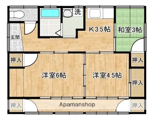 宮崎県都城市都北町【一戸建】の間取り