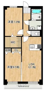 CREST LINK【603号室】の間取り