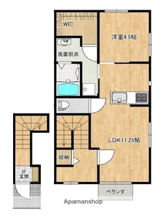 プランドールMⅡ【205号室】の間取り