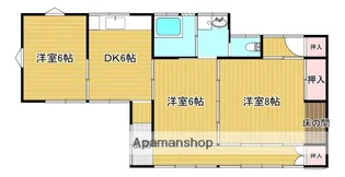 宮崎県都城市久保原町【一戸建】の間取り
