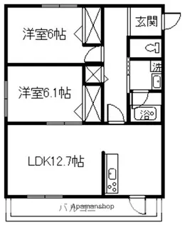 M’S ONE(エムズ ワン)【4階】の間取り