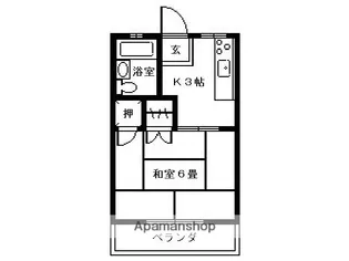 千日ビル【403号室】の間取り