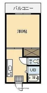 フジタ正手ハイツ【203号室】の間取り