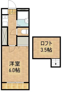 S・Tクローバー【106号室】の間取り