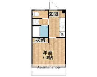 MGコーポ神宮【4階】の間取り