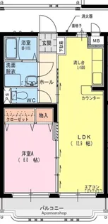クローバー【4階】の間取り