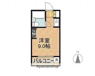 ルミナス荘苑【806号室】の間取り