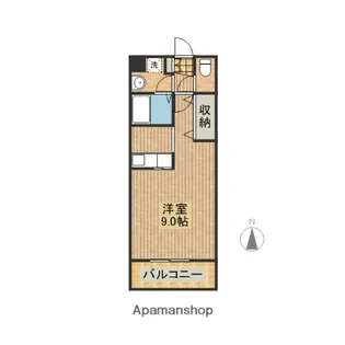 JUN丸山【303号室】の間取り