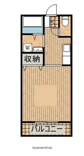 フローラ神宮【106号室】の間取り