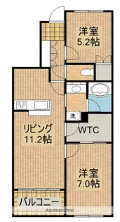 サーパス清水【304号室】の間取り