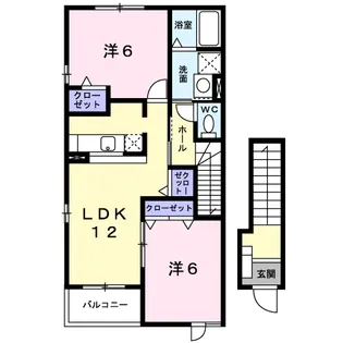 ウィッシュ【2階】の間取り