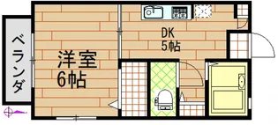 シャーメゾン恒久【2階】の間取り