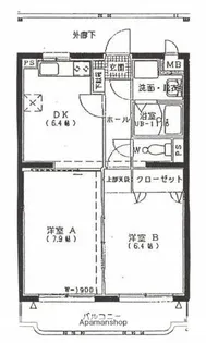アンシャンテ・N【2階】の間取り