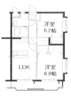 ラフィーナコート【2階】の間取り