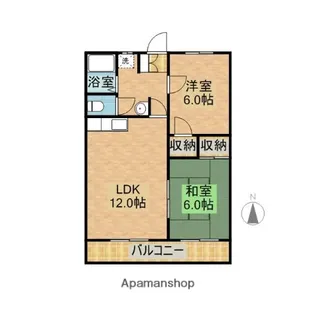 シャルマンK【1階】の間取り
