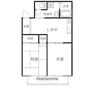 セフィーラ木花【2階】の間取り