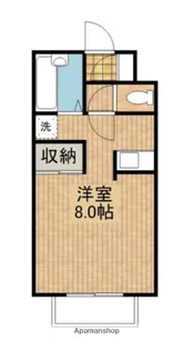 セレニティ川添A棟【205号室】の間取り