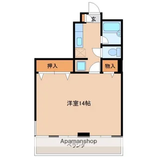 コスモ恒久【411号室】の間取り