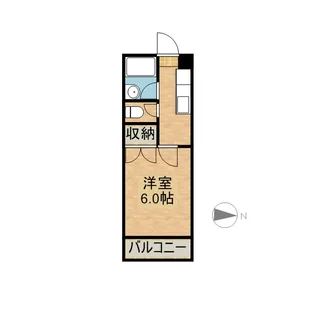 第7三重野ビル【40A号室】の間取り