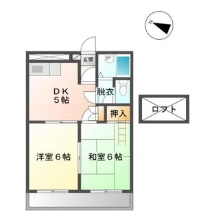 クレール宮崎【501号室】の間取り