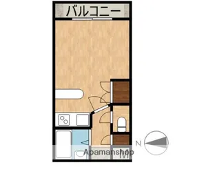 ロワイヤルヒルズ壱番館【802号室】の間取り