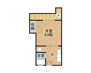 藤井コーポ【408号室】の間取り