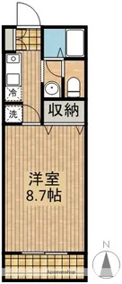 テンダーⅡ番館【303号室】の間取り