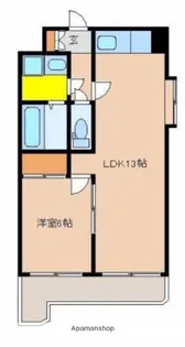 オメガシティ宮崎Ⅰ【605号室】の間取り