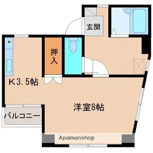 サンパーク谷川【301号室】の間取り