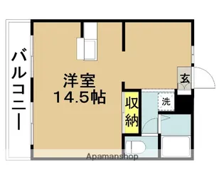 アルテブラン大橋【203号室】の間取り