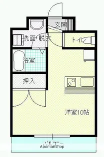 アルカディア霧島【203号室】の間取り