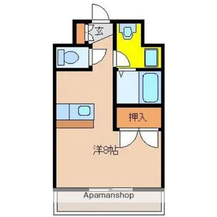 アルカディア霧島【105号室】の間取り