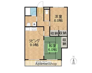 フジマンション【305号室】の間取り