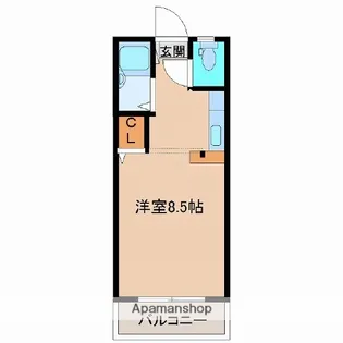 メゾン・クレール【203号室】の間取り