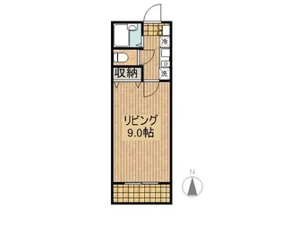 メゾンエコー【202号室】の間取り