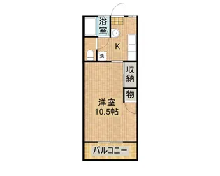 後藤マンション【208号室】の間取り