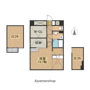 AMOUR LUSSO【203号室】の間取り