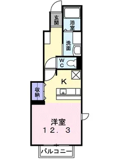 BELLE ANGE【1階】の間取り