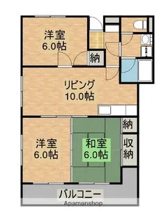 いとまんマンション【503号室】の間取り