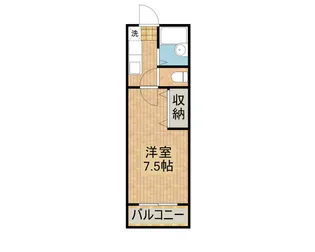 富士マンション【109号室】の間取り