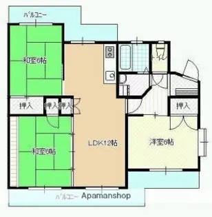 サンレジデンス大塚【301号室】の間取り