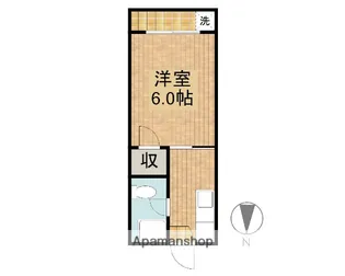 コーポスイートピー【310号室】の間取り