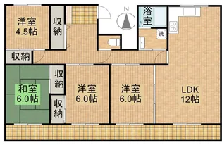 サルヴァトーレ吉村【3階】の間取り