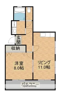 メゾン土屋【101号室】の間取り