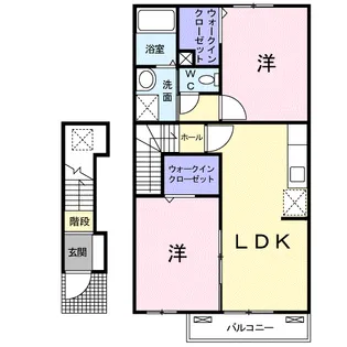 サン・クレメント【2階】の間取り