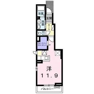 SALIENTE Ⅱ【1階】の間取り