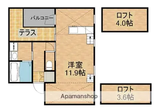 アルテマイスターグエル【1階】の間取り