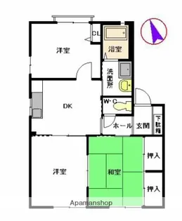 シャーメゾンはまぎり【102号室】の間取り